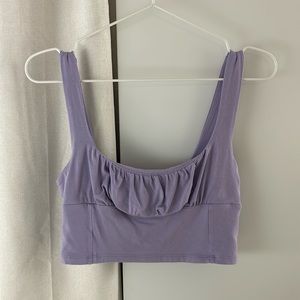 Lilac Aritzia Wilfred Tank